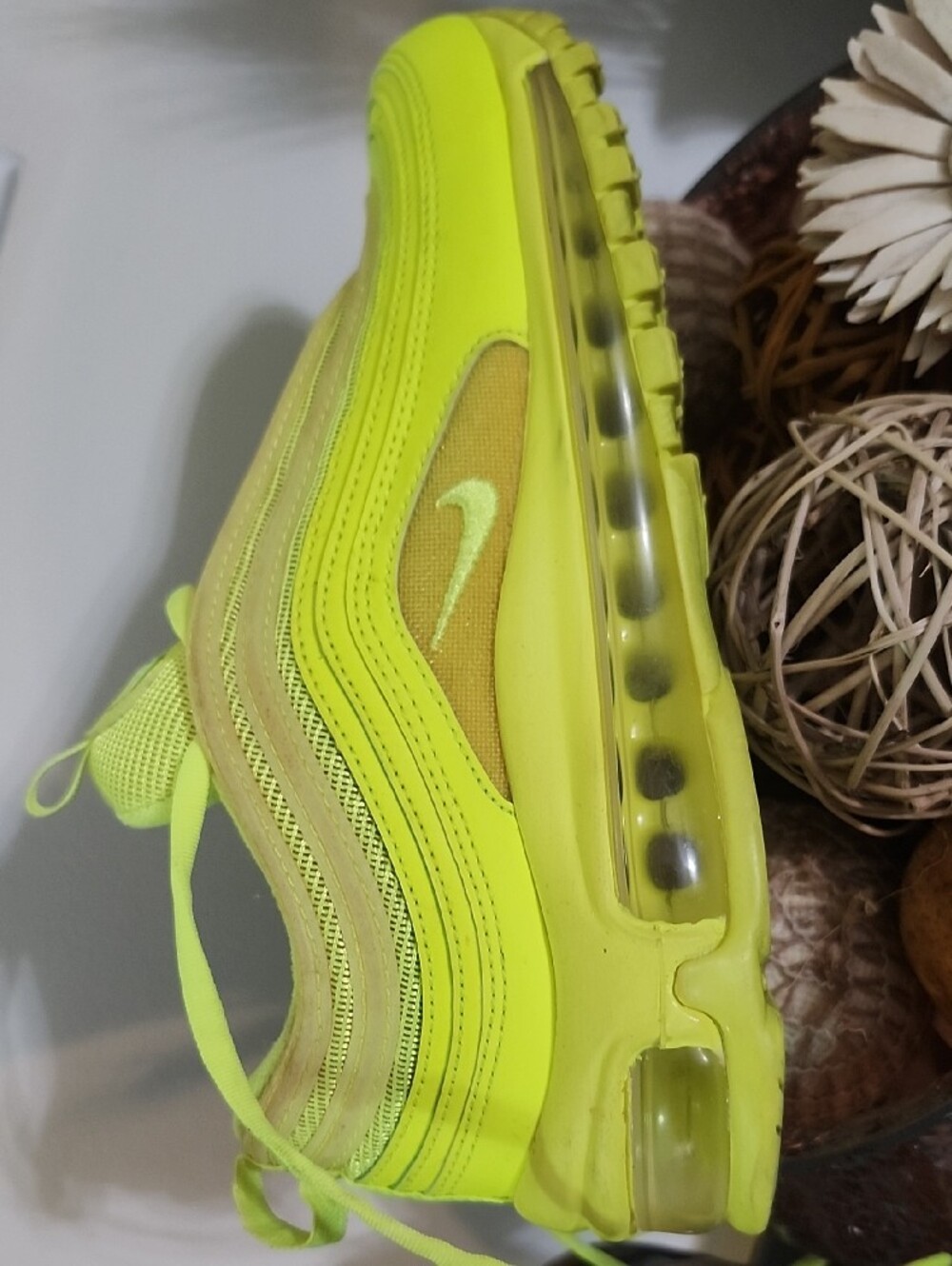 Nike Bright Neon Yellow Athletic Shoe CW7028_700 - Picture 4 of 11
